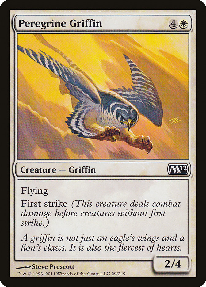 Peregrine Griffin [Magic 2012] MTG Single Magic: The Gathering    | Red Claw Gaming