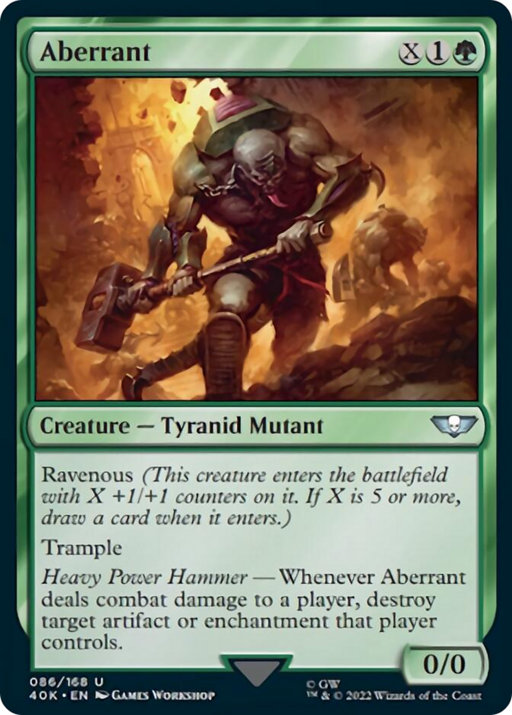 Aberrant (Surge Foil) [Warhammer 40,000] MTG Single Magic: The Gathering    | Red Claw Gaming