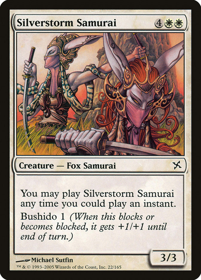 Silverstorm Samurai [Betrayers of Kamigawa] MTG Single Magic: The Gathering    | Red Claw Gaming