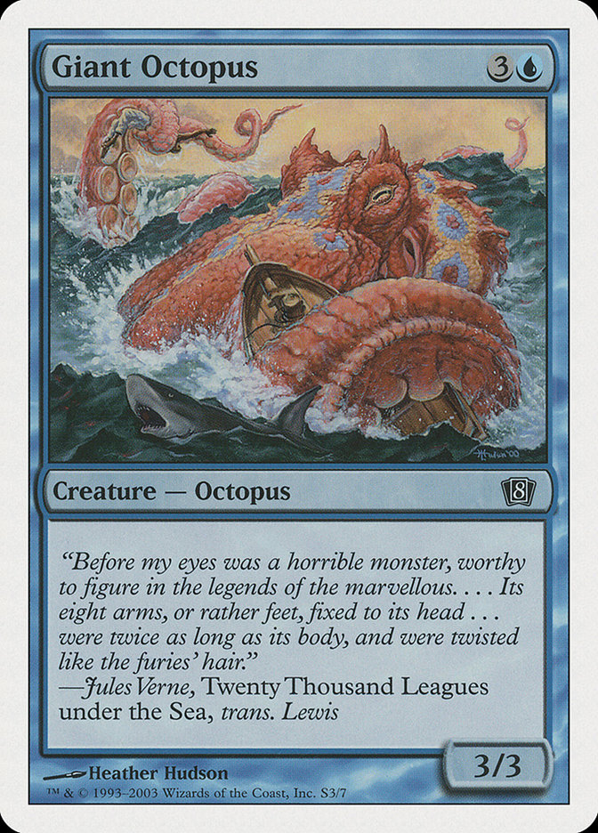 Giant Octopus [Eighth Edition] MTG Single Magic: The Gathering    | Red Claw Gaming