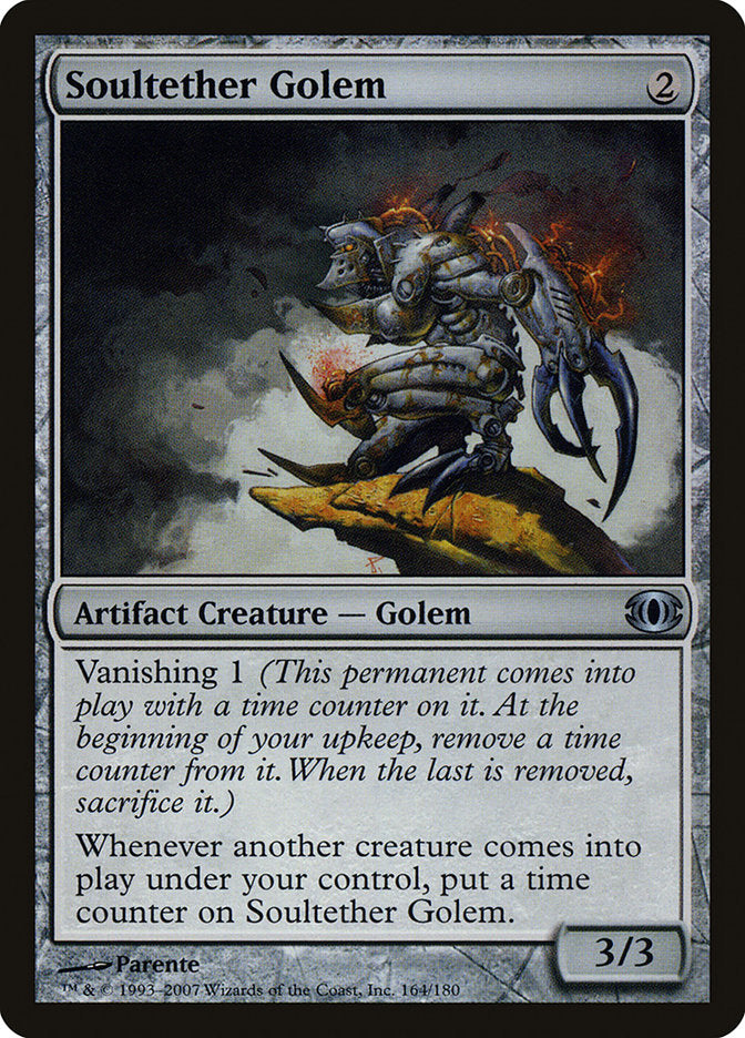Soultether Golem [Future Sight] MTG Single Magic: The Gathering    | Red Claw Gaming