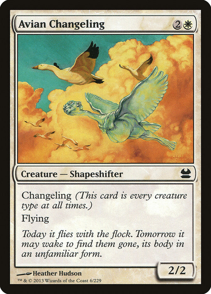 Avian Changeling [Modern Masters] MTG Single Magic: The Gathering    | Red Claw Gaming