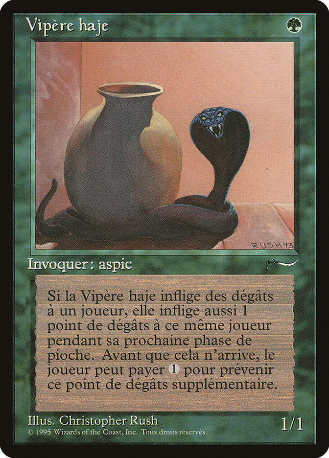 Nafs Asp (French) - "Vipere haje" [Renaissance] MTG Single Magic: The Gathering    | Red Claw Gaming