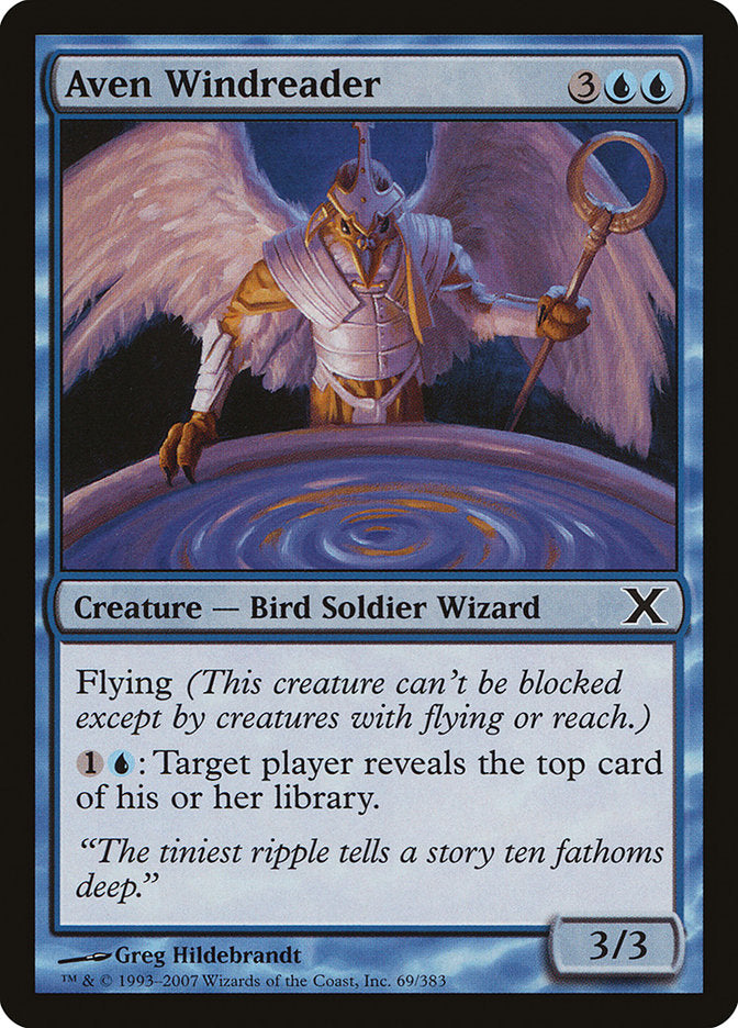 Aven Windreader [Tenth Edition] MTG Single Magic: The Gathering    | Red Claw Gaming