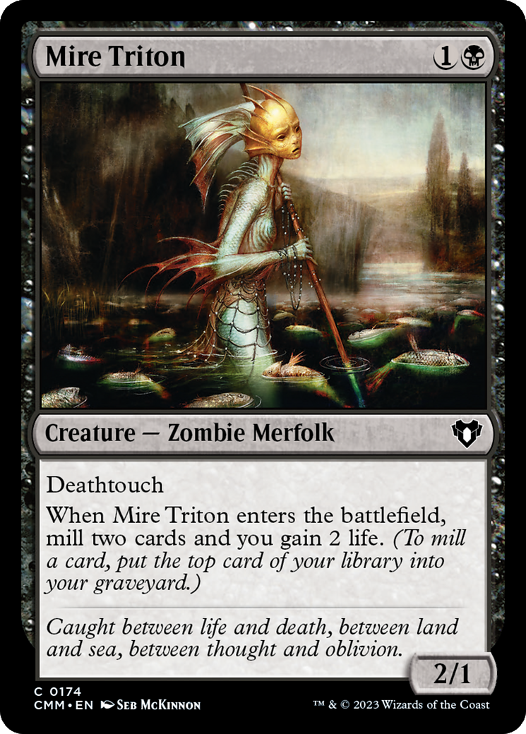 Mire Triton [Commander Masters] MTG Single Magic: The Gathering    | Red Claw Gaming