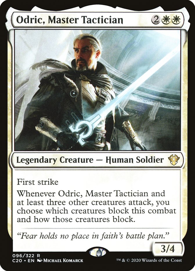 Odric, Master Tactician [Commander 2020] MTG Single Magic: The Gathering    | Red Claw Gaming