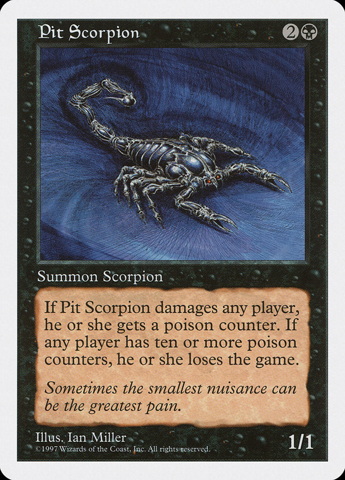 Pit Scorpion [Fifth Edition] MTG Single Magic: The Gathering    | Red Claw Gaming
