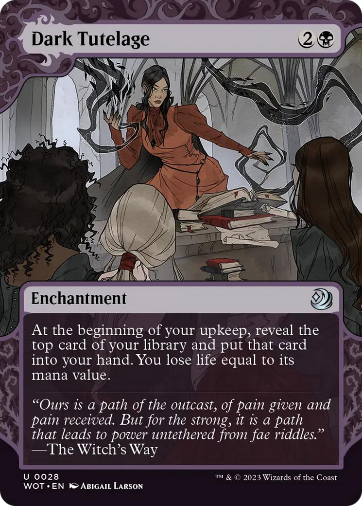 Dark Tutelage [Wilds of Eldraine: Enchanting Tales] MTG Single Magic: The Gathering    | Red Claw Gaming