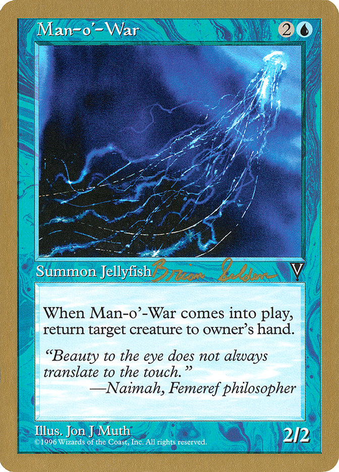 Man-o'-War (Brian Selden) [World Championship Decks 1998] MTG Single Magic: The Gathering    | Red Claw Gaming