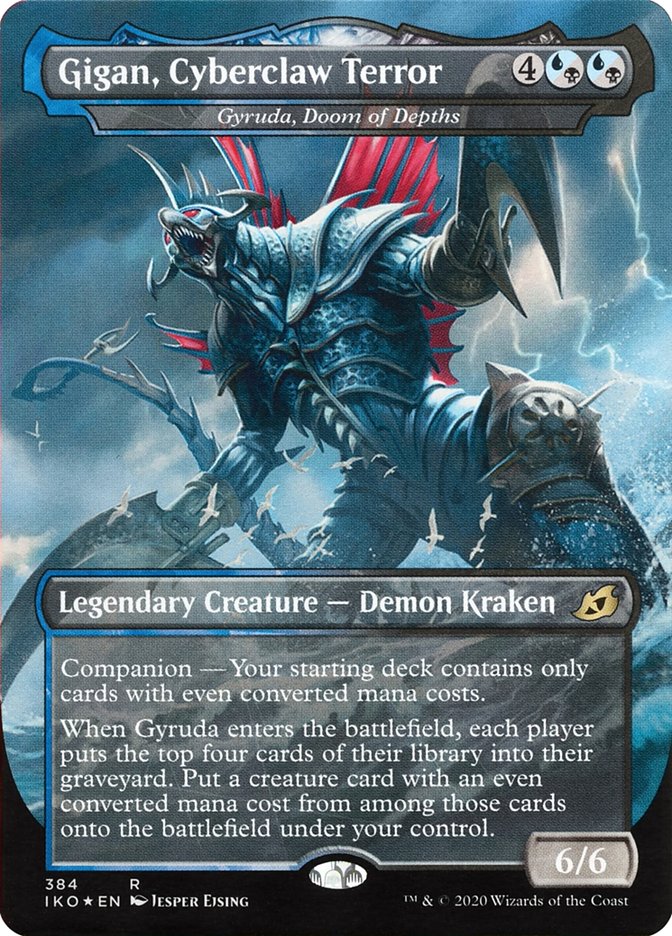 Gyruda, Doom of Depths - Gigan, Cyberclaw Terror (Godzilla Series) [Ikoria: Lair of Behemoths] MTG Single Magic: The Gathering    | Red Claw Gaming