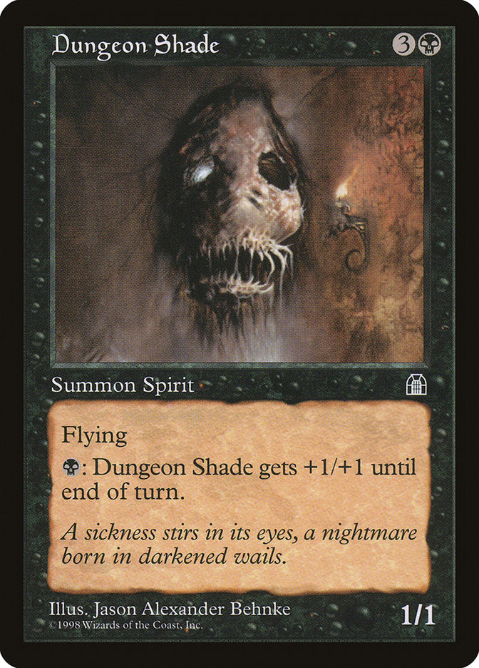 Dungeon Shade [Stronghold] MTG Single Magic: The Gathering    | Red Claw Gaming