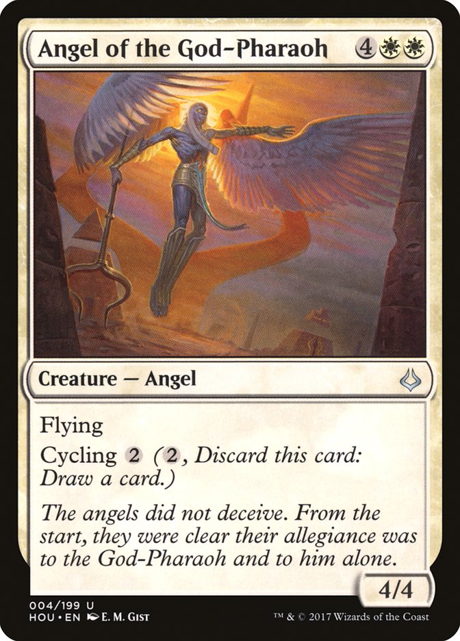 Angel of the God-Pharaoh [Hour of Devastation] MTG Single Magic: The Gathering    | Red Claw Gaming