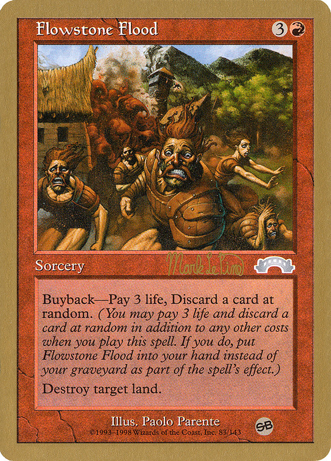 Flowstone Flood (Mark Le Pine) (SB) [World Championship Decks 1999] MTG Single Magic: The Gathering    | Red Claw Gaming