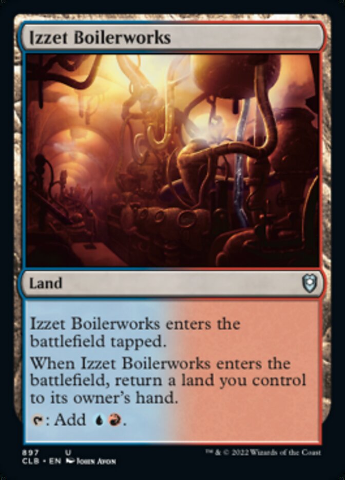 Izzet Boilerworks [Commander Legends: Battle for Baldur's Gate] MTG Single Magic: The Gathering    | Red Claw Gaming