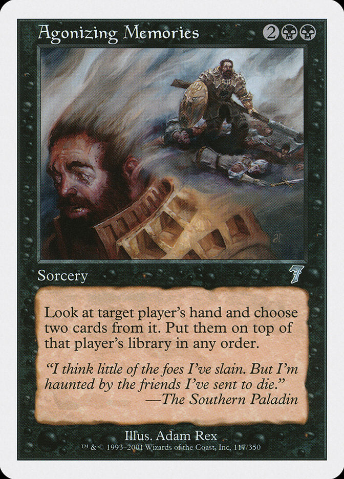 Agonizing Memories [Seventh Edition] MTG Single Magic: The Gathering    | Red Claw Gaming