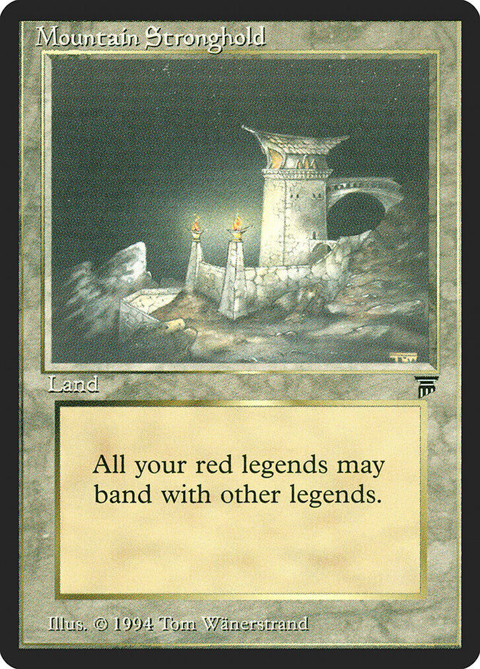 Mountain Stronghold [Legends] MTG Single Magic: The Gathering    | Red Claw Gaming