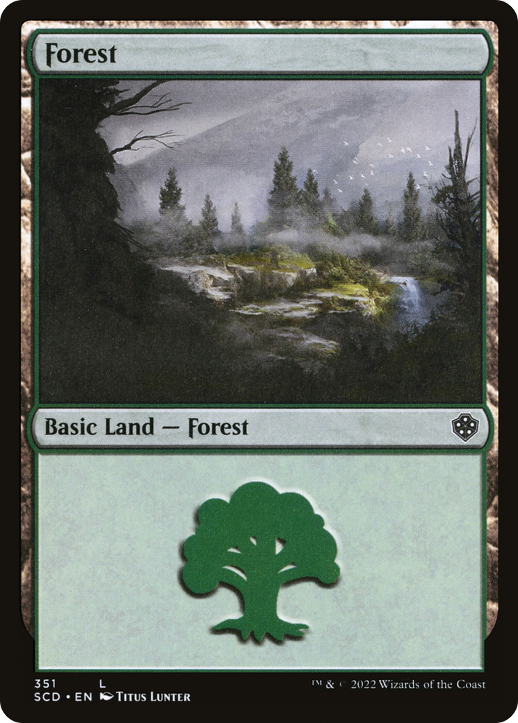 Forest (351) [Starter Commander Decks] MTG Single Magic: The Gathering    | Red Claw Gaming