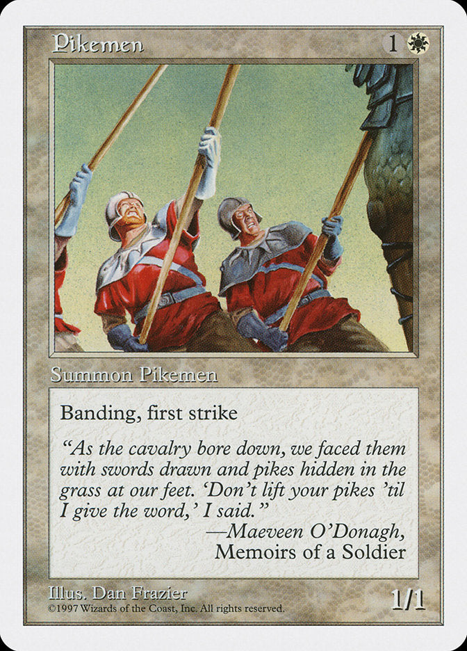 Pikemen [Fifth Edition] MTG Single Magic: The Gathering    | Red Claw Gaming