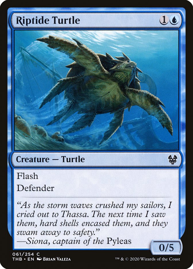 Riptide Turtle [Theros Beyond Death] MTG Single Magic: The Gathering    | Red Claw Gaming