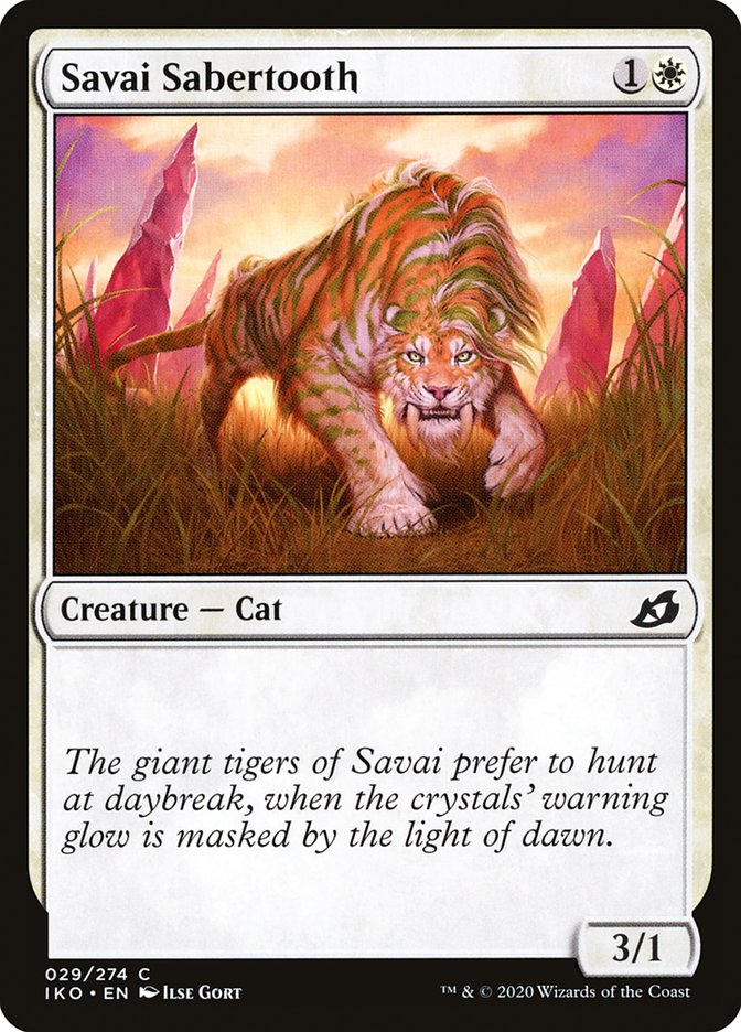 Savai Sabertooth [Ikoria: Lair of Behemoths] MTG Single Magic: The Gathering    | Red Claw Gaming