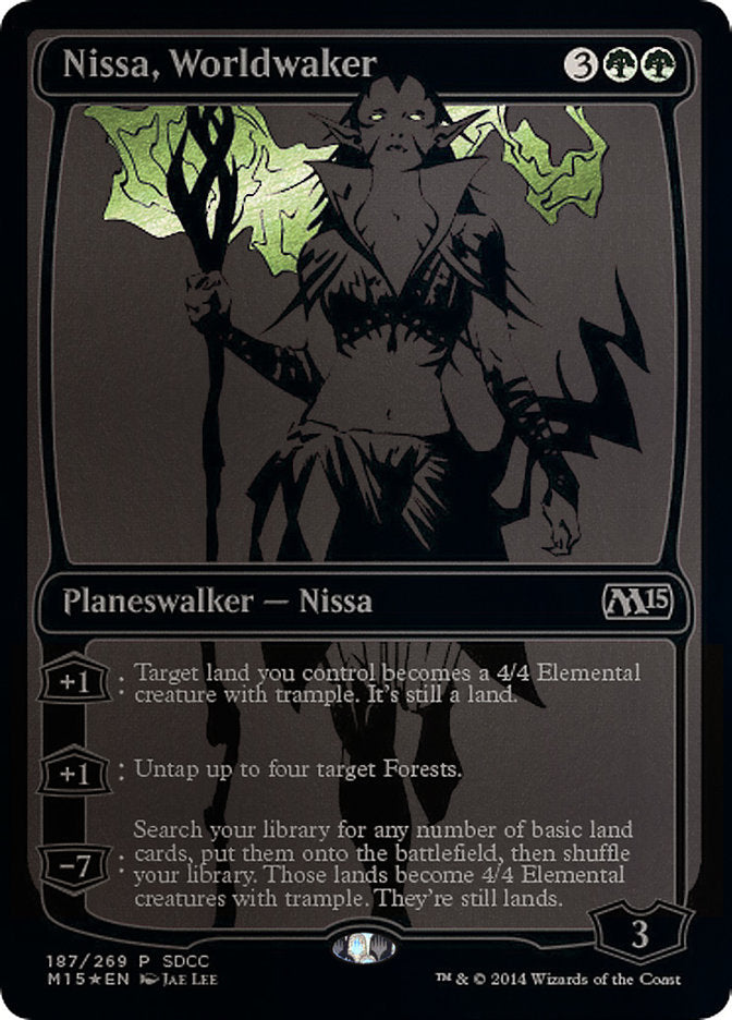 Nissa, Worldwaker [San Diego Comic-Con 2014] MTG Single Magic: The Gathering    | Red Claw Gaming