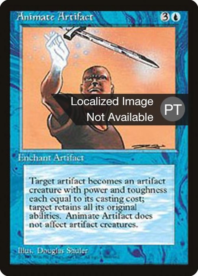 Animate Artifact [Fourth Edition (Foreign Black Border)] MTG Single Magic: The Gathering    | Red Claw Gaming