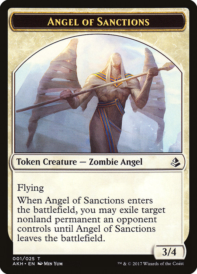 Angel of Sanctions // Drake Double-Sided Token [Amonkhet Tokens] MTG Single Magic: The Gathering    | Red Claw Gaming
