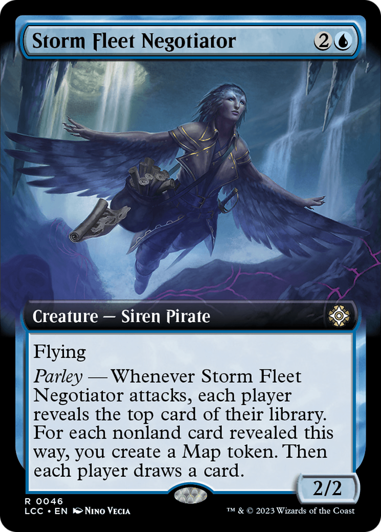 Storm Fleet Negotiator (Extended Art) [The Lost Caverns of Ixalan Commander] MTG Single Magic: The Gathering    | Red Claw Gaming