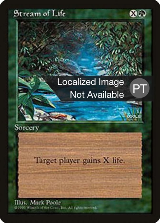 Stream of Life [Fourth Edition (Foreign Black Border)] MTG Single Magic: The Gathering    | Red Claw Gaming