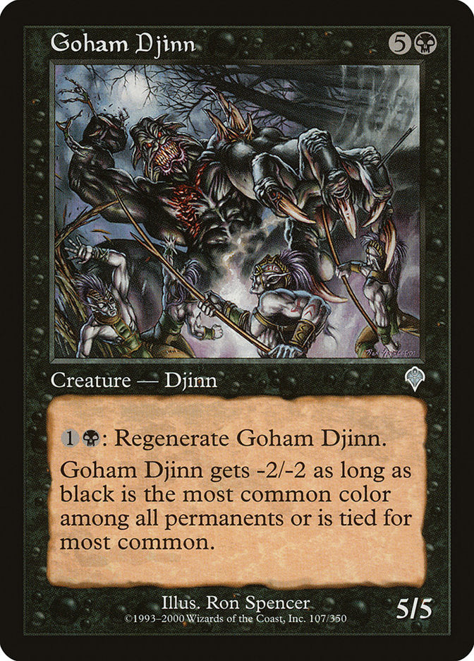 Goham Djinn [Invasion] MTG Single Magic: The Gathering    | Red Claw Gaming