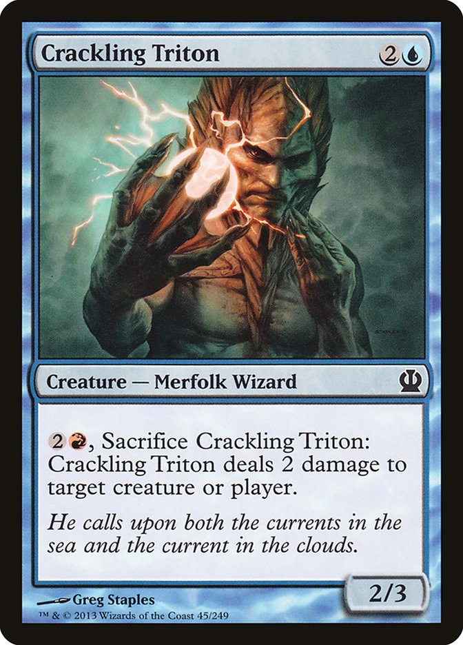 Crackling Triton [Theros] MTG Single Magic: The Gathering    | Red Claw Gaming