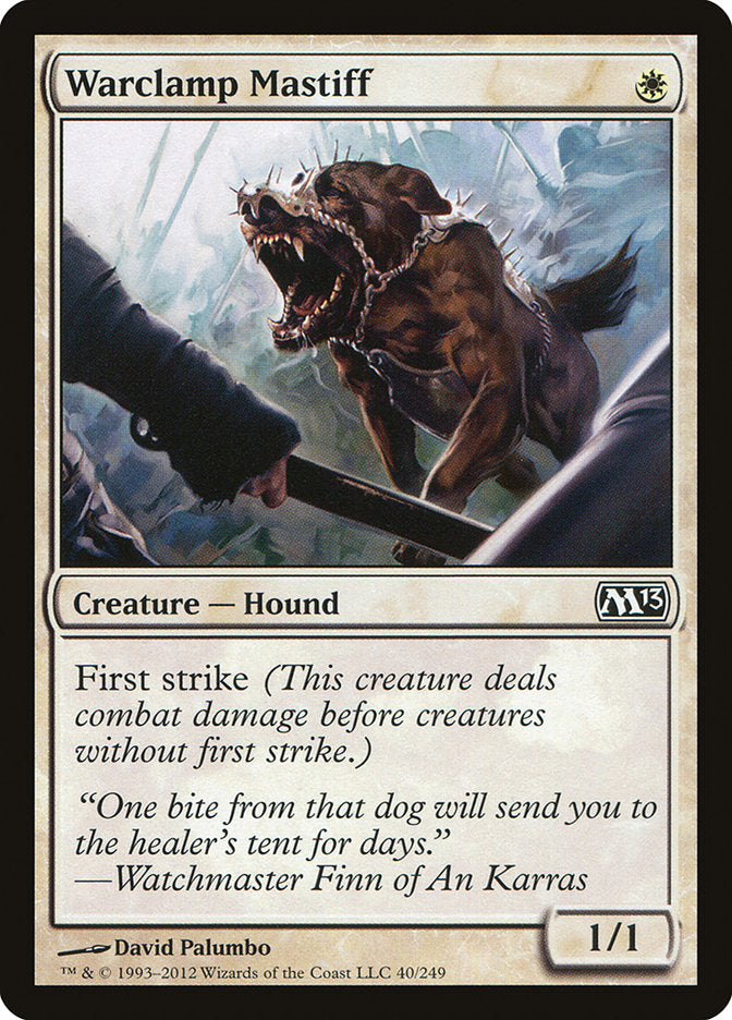 Warclamp Mastiff [Magic 2013] MTG Single Magic: The Gathering    | Red Claw Gaming