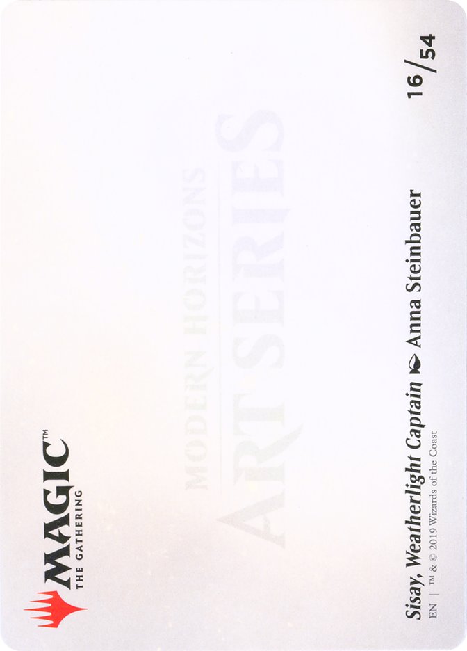 Sisay, Weatherlight Captain // Sisay, Weatherlight Captain [Modern Horizons Art Series] MTG Single Magic: The Gathering    | Red Claw Gaming