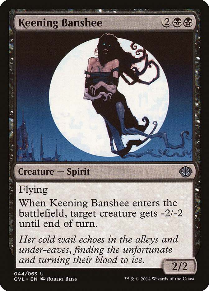 Keening Banshee (Garruk vs. Liliana) [Duel Decks Anthology] MTG Single Magic: The Gathering    | Red Claw Gaming