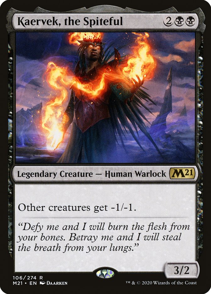 Kaervek, the Spiteful [Core Set 2021] MTG Single Magic: The Gathering    | Red Claw Gaming