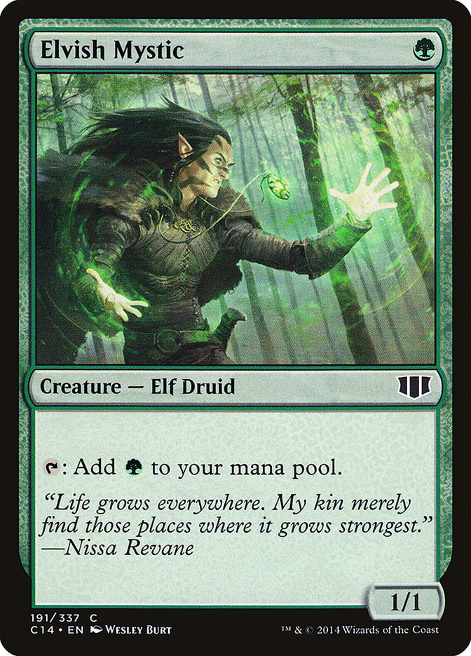 Elvish Mystic [Commander 2014] MTG Single Magic: The Gathering    | Red Claw Gaming