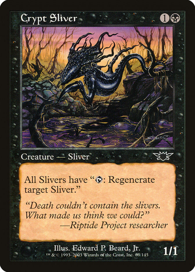 Crypt Sliver [Legions] MTG Single Magic: The Gathering    | Red Claw Gaming