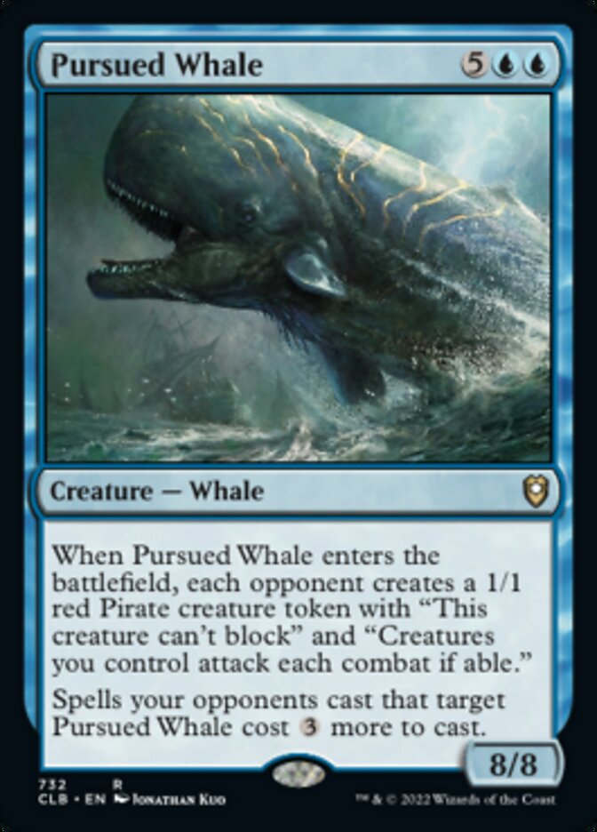 Pursued Whale [Commander Legends: Battle for Baldur's Gate] MTG Single Magic: The Gathering    | Red Claw Gaming