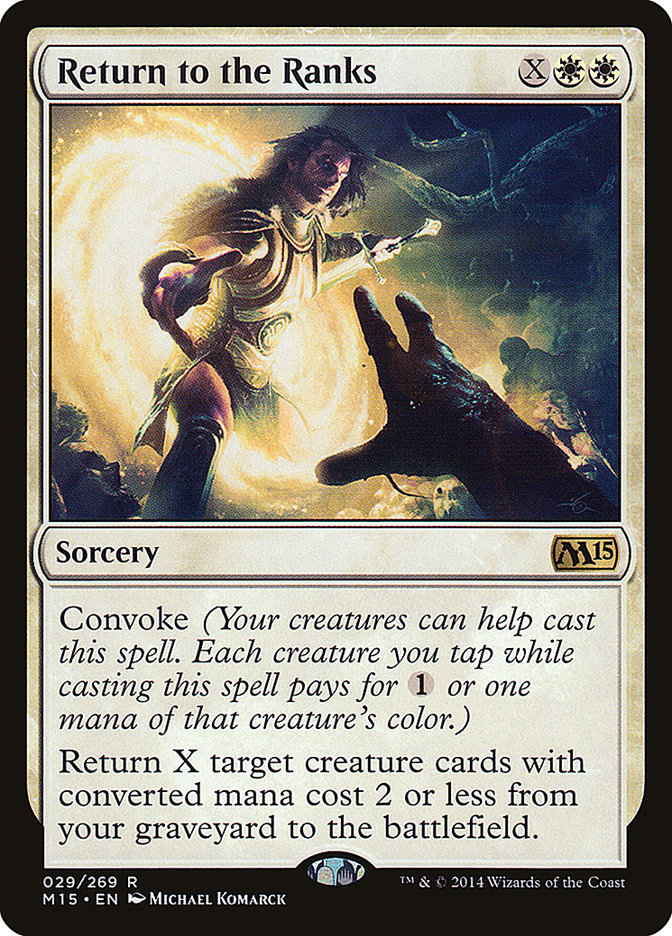 Return to the Ranks [Magic 2015] MTG Single Magic: The Gathering    | Red Claw Gaming