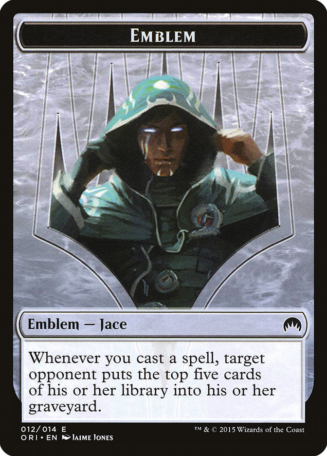 Jace, Telepath Unbound Emblem [Magic Origins Tokens] MTG Single Magic: The Gathering    | Red Claw Gaming