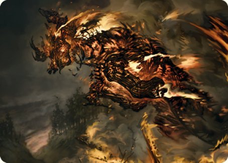 Pyre Spawn Art Card [Innistrad: Crimson Vow Art Series] MTG Single Magic: The Gathering    | Red Claw Gaming