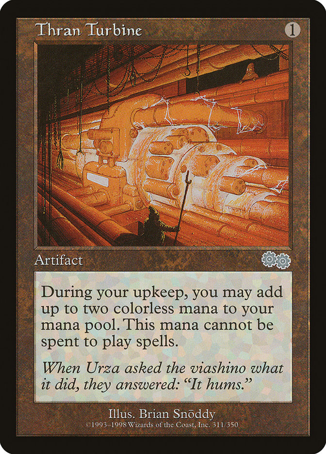 Thran Turbine [Urza's Saga] MTG Single Magic: The Gathering    | Red Claw Gaming
