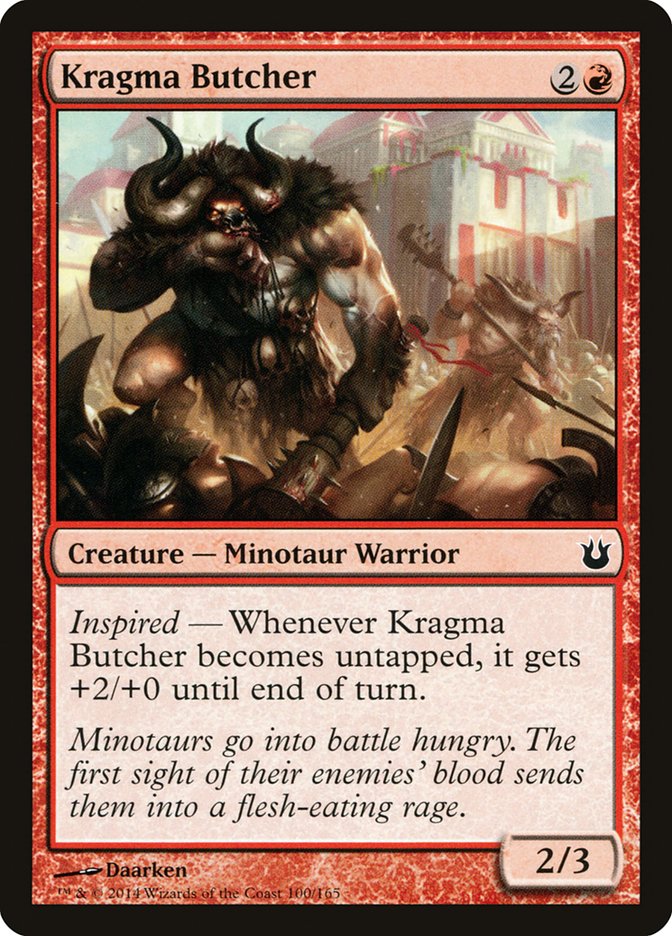 Kragma Butcher [Born of the Gods] MTG Single Magic: The Gathering    | Red Claw Gaming