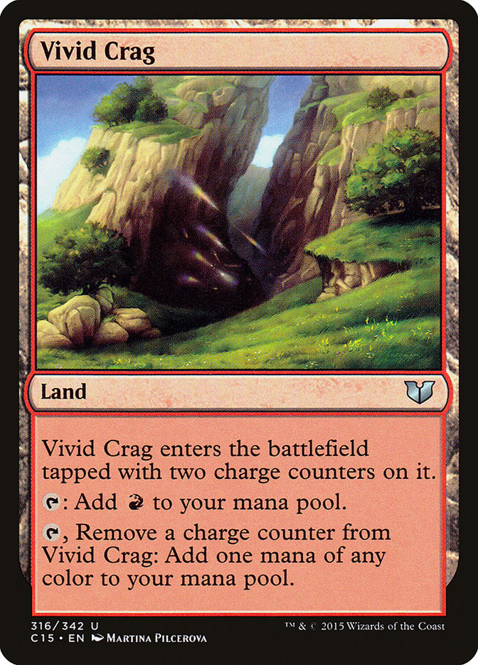 Vivid Crag [Commander 2015] MTG Single Magic: The Gathering    | Red Claw Gaming