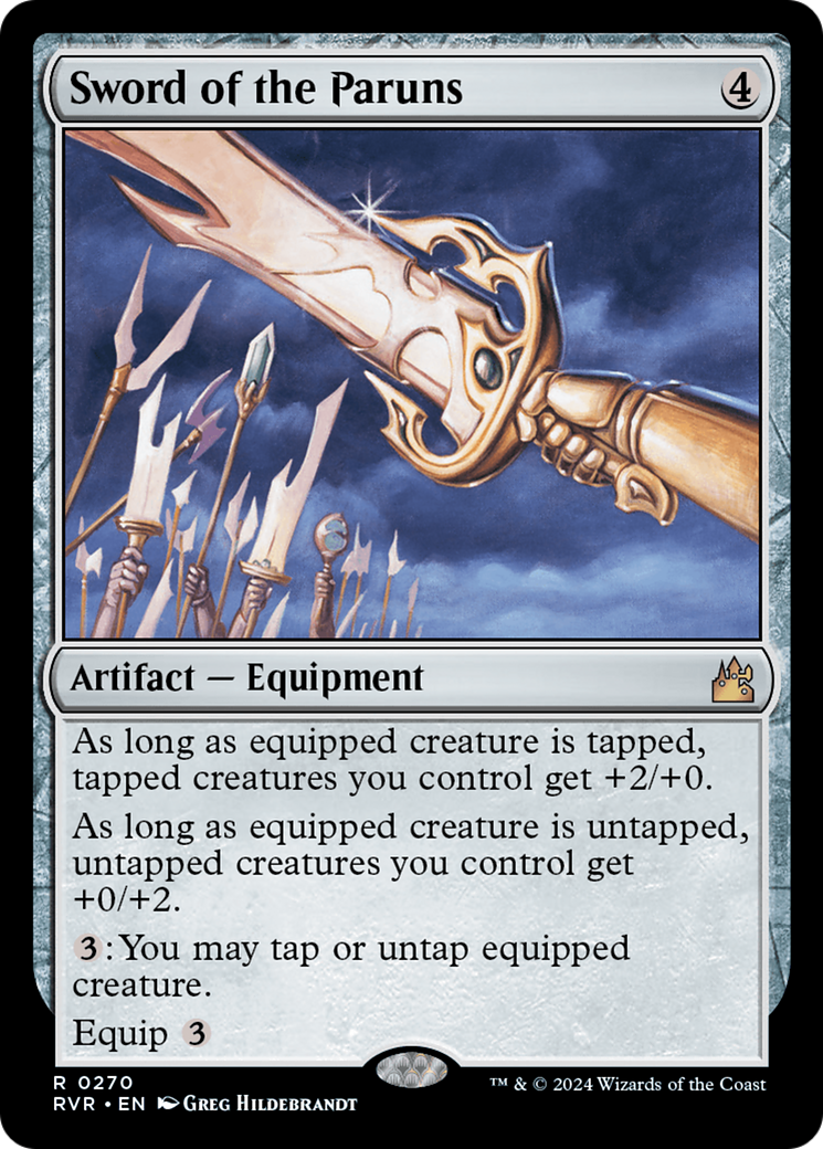 Sword of the Paruns [Ravnica Remastered] MTG Single Magic: The Gathering    | Red Claw Gaming
