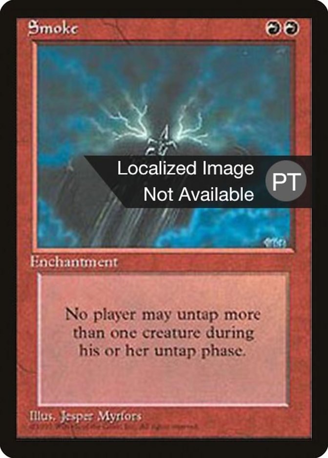 Smoke [Fourth Edition (Foreign Black Border)] MTG Single Magic: The Gathering    | Red Claw Gaming