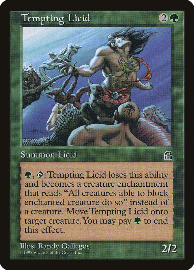 Tempting Licid [Stronghold] MTG Single Magic: The Gathering    | Red Claw Gaming