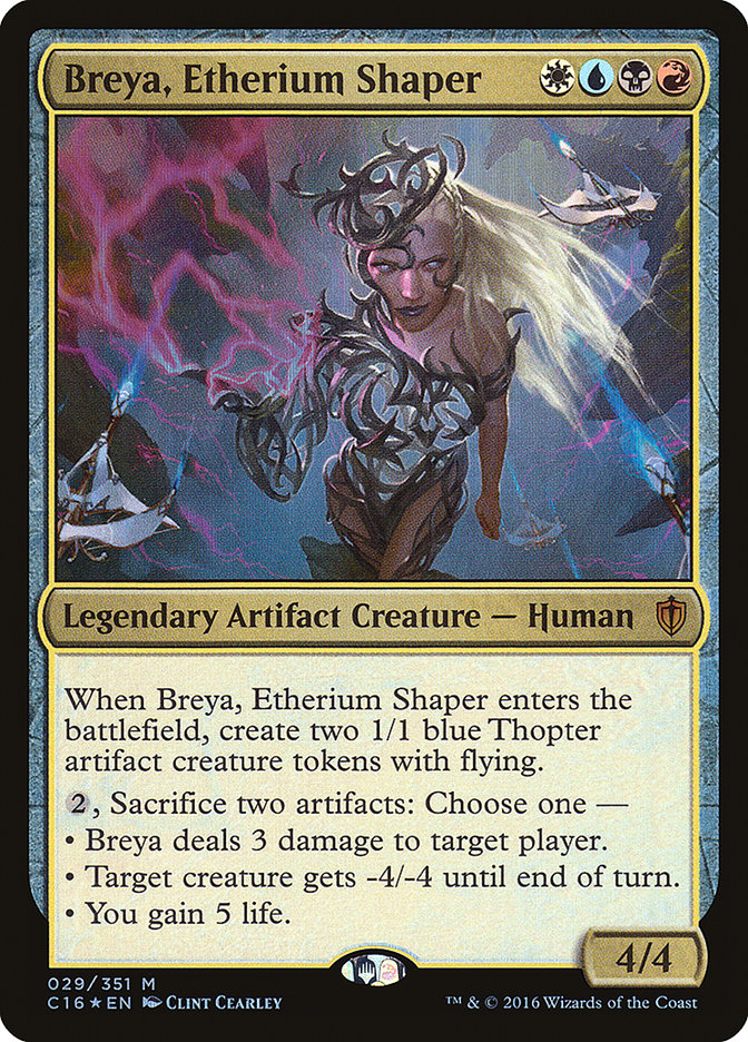 Breya, Etherium Shaper [Commander 2016] MTG Single Magic: The Gathering    | Red Claw Gaming
