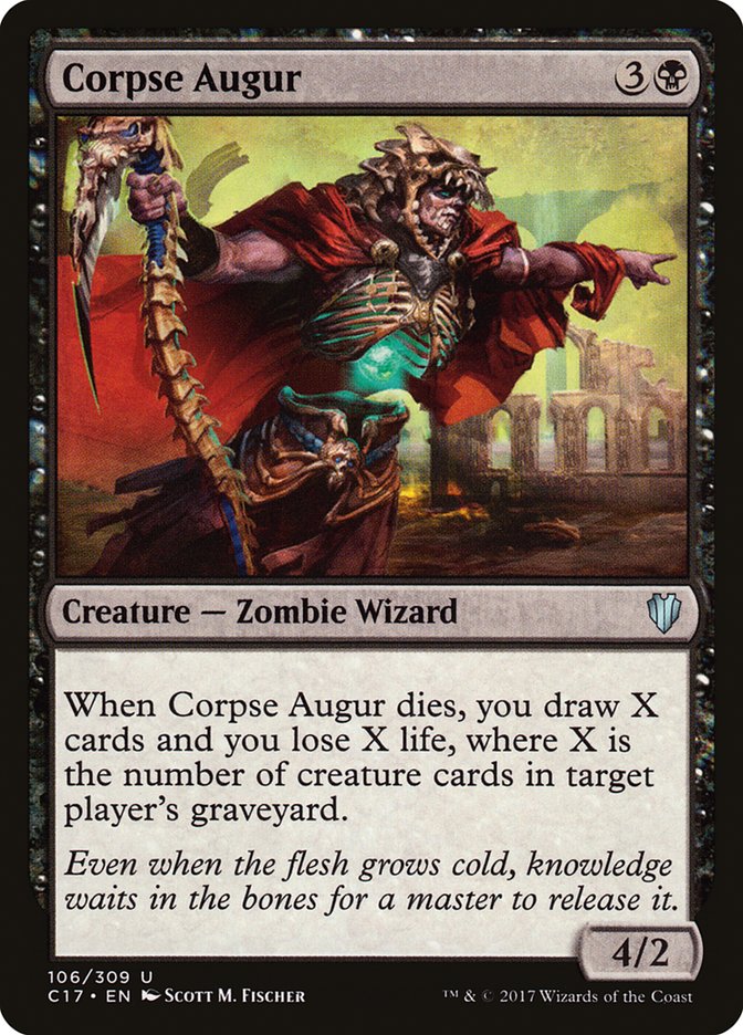 Corpse Augur [Commander 2017] MTG Single Magic: The Gathering    | Red Claw Gaming