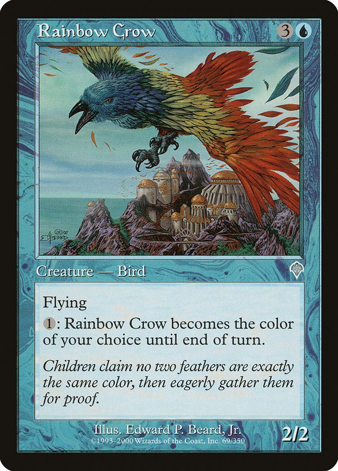 Rainbow Crow [Invasion] MTG Single Magic: The Gathering    | Red Claw Gaming